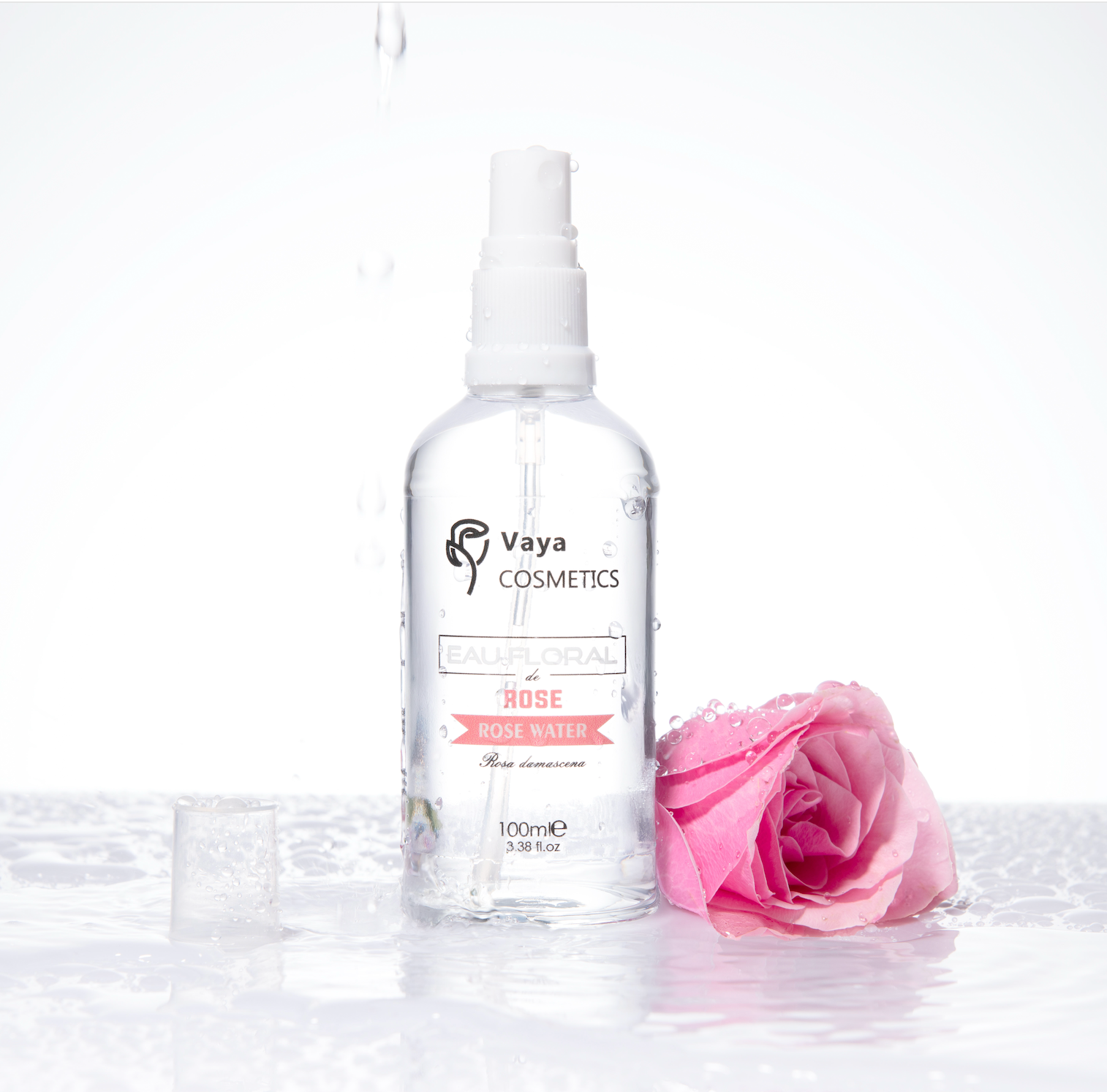 Eau de rose pure 100% naturelle – Rosa Damascena