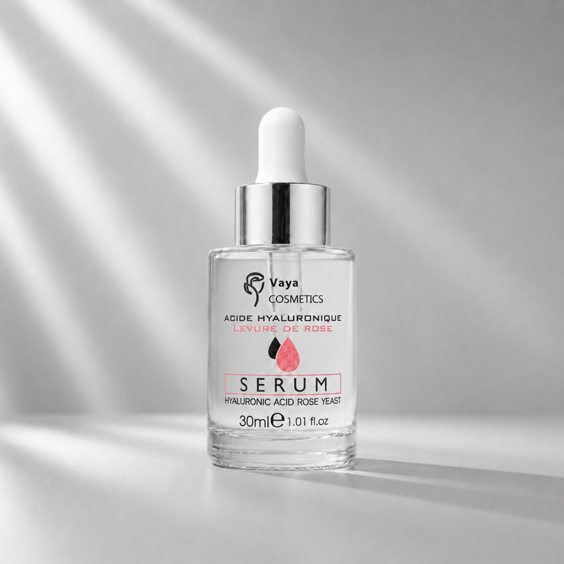 Sérum Éclat à l’Eau de Rose &amp; Acide Hyaluronique