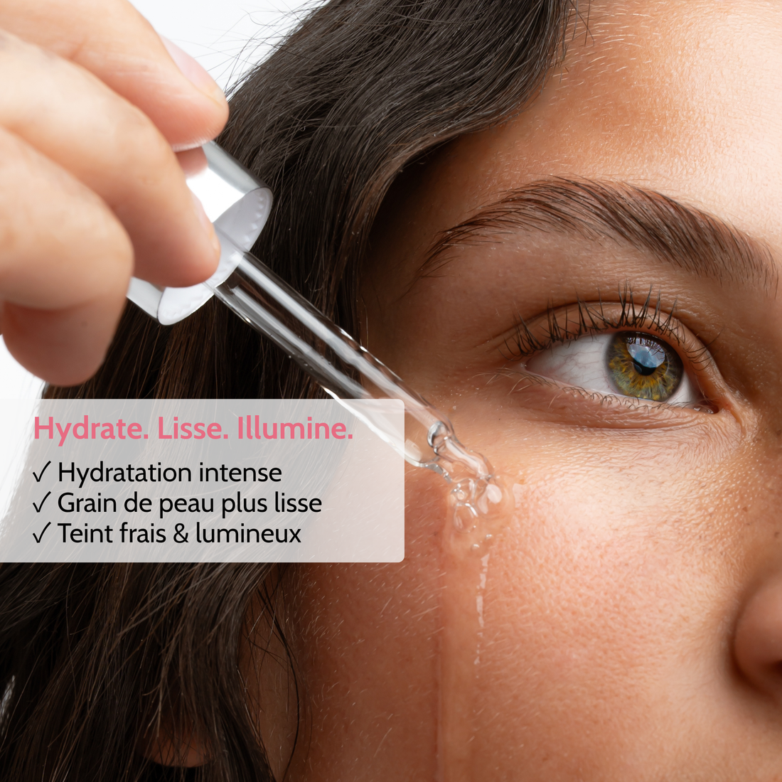 Sérum Éclat à l’Eau de Rose &amp; Acide Hyaluronique